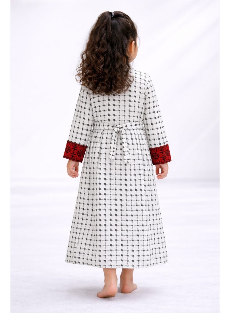 3DM Palestinian Embroidered Traditional Dress for Girls - Image 3